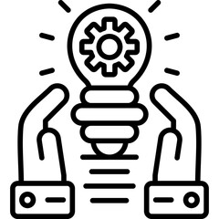 Startup Idea Icon Vector Element