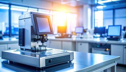 Naklejka premium Analysis Machine in Laboratory