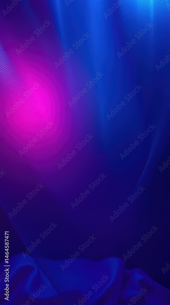 Poster vibrant hues intertwine to create a mesmerizing atmosphere of blue and purple glow in a calm setting