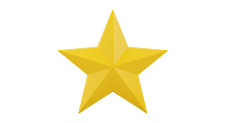 Obraz premium Isolated Star Shape