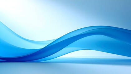 Fototapeta premium Abstract blue waves background. Perfect for websites, presentations, and designs.