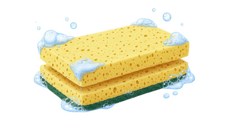 Isolated Cleaning Sponges
