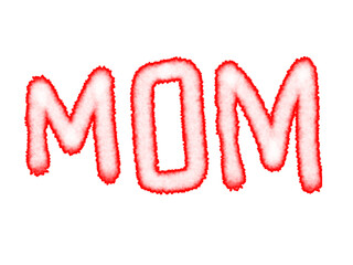 Mom text png