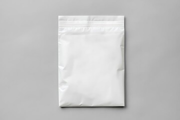 White Resealable Poly Mailer Bag Packaging Mockup
