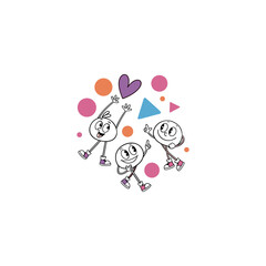 Carton vector illustration of a rabbit