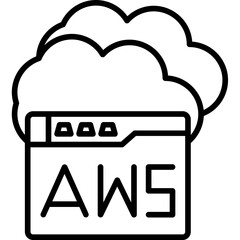 AWS Cloud Icon