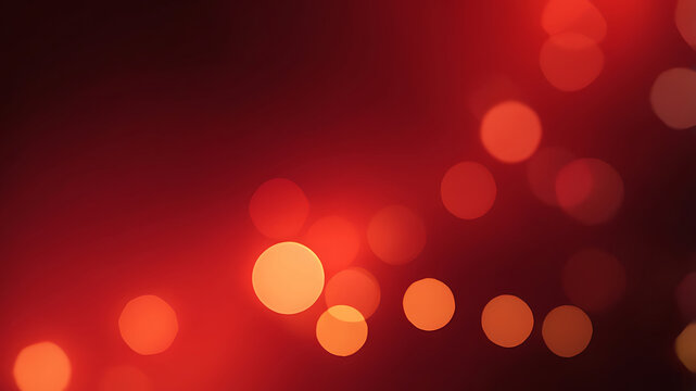 Red abstract background with glowing hexagon bokeh, soft light texture, modern design pattern, and vibrant artistic surface for digital wallpaper or graphic art - AI Generated - Powered by Adobe