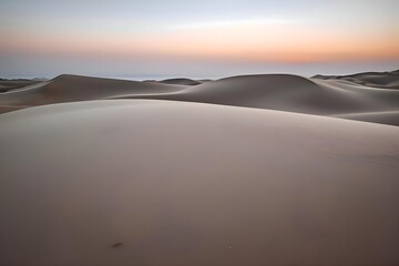 Serene Slate Dune Poster for Travel Branding