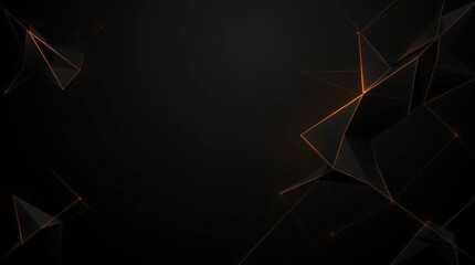 Modern geometric design showcasing dynamic shapes and vibrant light in an abstract space