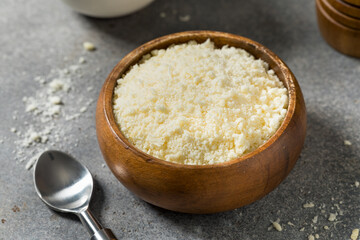 Organic Raw White Parmigiano Reggiano Parmesan Cheese