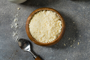 Organic Raw White Parmigiano Reggiano Parmesan Cheese
