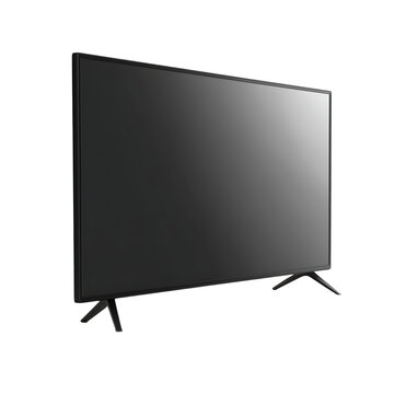 Smart tv angle view with shadow png