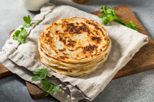 Homemade Indian Parotta Paratha Bread