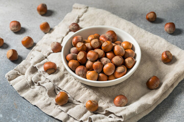 Organic Raw Dry Hazelnuts