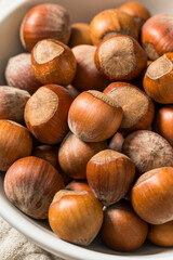 Organic Raw Dry Hazelnuts