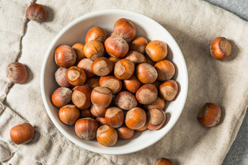 Organic Raw Dry Hazelnuts