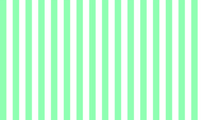 Obraz premium Geometric pattern with mint and white cute adorable stripes for babies. Simple small stripe pattern for fabric print and design