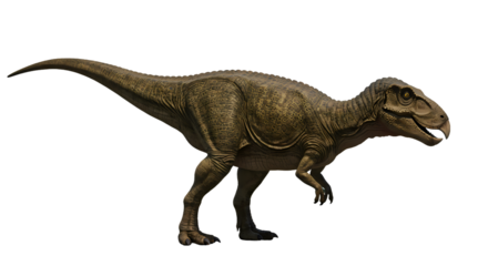 Powerful Allosaurus Dinosaur Illustration Prehistoric Predator Image isolated on white background