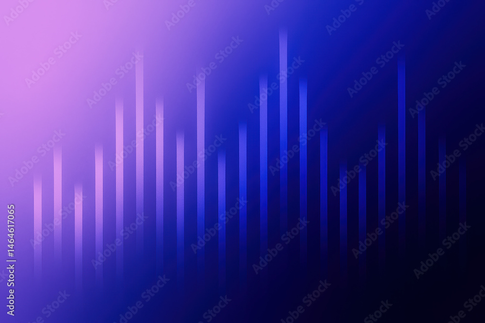 Poster this abstract digital composition uses smooth gradient vertical bars transitioning from soft lavende