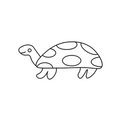 Simple Turtle Doodle Line Icon