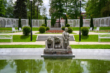 Ogród Różany w Parku Planty, Białystok, Podlasie