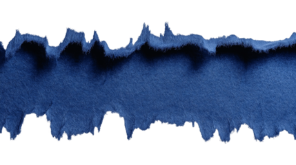  captivating abstract watercolor painting with striking blue color palette isolated on white background