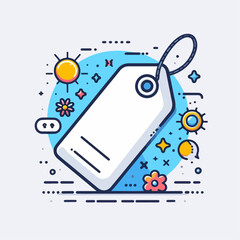 Fototapeta premium vector price tag