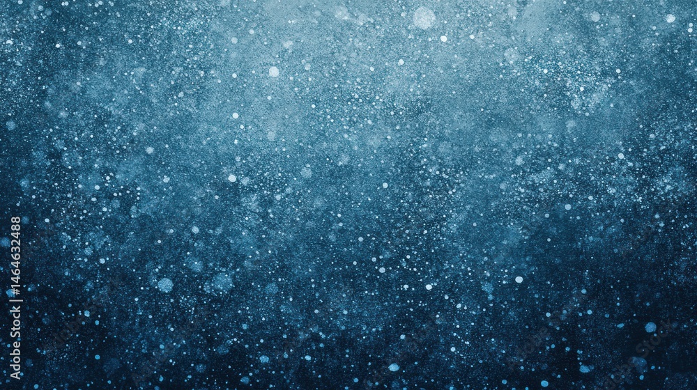 Aufkleber deep blue abstract background with scattered particles textured design