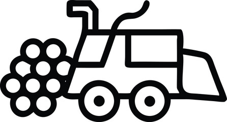 Modern Specialty Grape Harvester Vehicle for Efficient Vineyard Harvesting