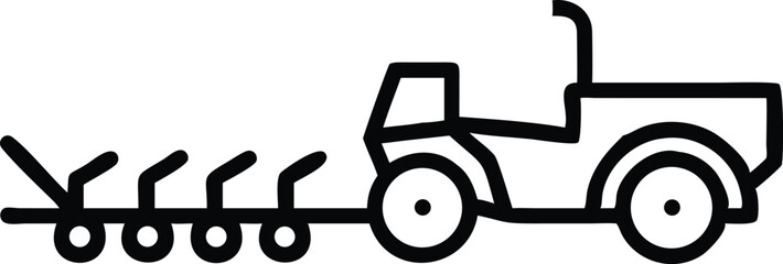 Tractor Attached Gaspardo Precision Planter for Efficient Crop Planting