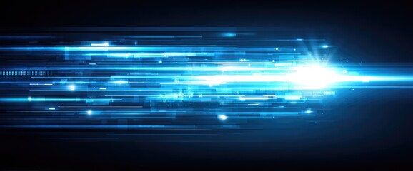 Abstract digital speed lines