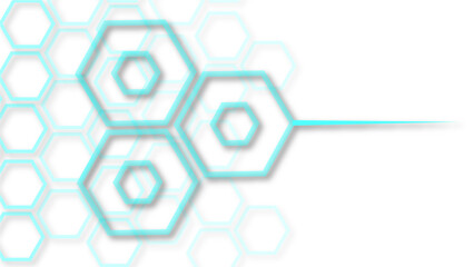 Abstract Geometric Hexagon Pattern. Minimalistic hexagon pattern in white and gray on background