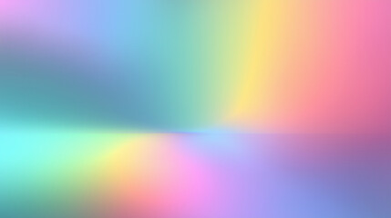 Naklejka premium Symmetrical Pastel Gradient Burst with Horizon