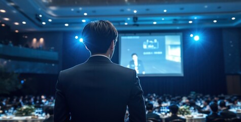 Business conference speaker