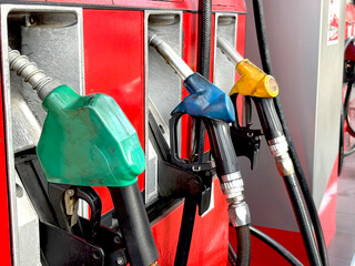 Fuel dispenser at gas station