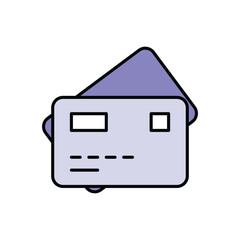 Atm Cards Icon vector