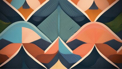 geometric abstract shapes perfectly tiled for continuous surface shapes decor textile