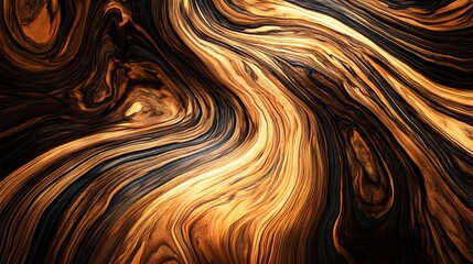 Captivating Wooden Texture with Fluid Swirls and Waves