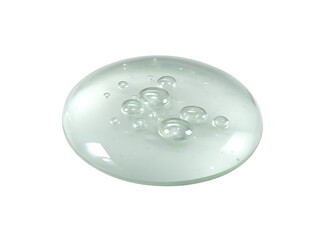 Green serum or gel isolated on white background PNG