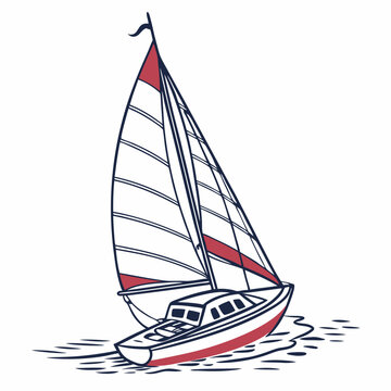 sailboat on the sea