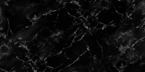 Elegant black marble texture with natural veining for interior design and decor