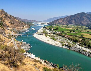 Tandi is where the Chandra and Bhaga Rivers meet, creating a unique confluence in the rugged Lahaul landscape.

