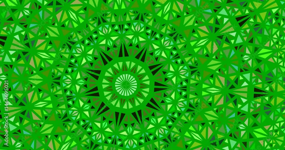 Poster abstract polygonal round pattern background - seamless loop animation