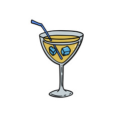 summer juice hand drawing illustration