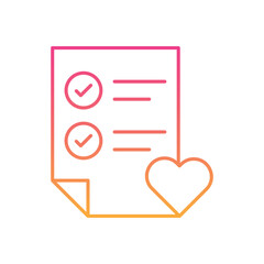 Whislist Icon vector
