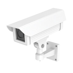 Security Camera on Transparent Background.