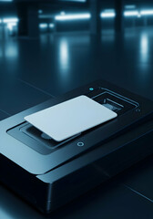 Futuristic Smart Card Reader Secure Access Control System Technology