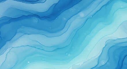 Fluid blue abstract painting design backdrop