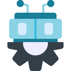 Robotic Automation System Icon