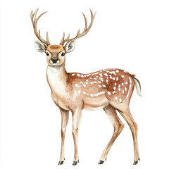 Fototapeta premium A Deer simple cartoon 